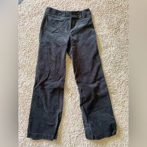 Wide Leg Black Corduroy Pants